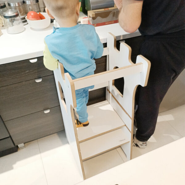 Montessori tower, castle tower, Learning Tower, Kitchen helper, baby tower, kitchen tower, kitchen-helper.eu, 8