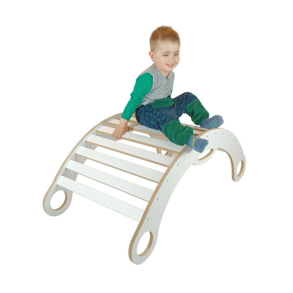 Weissen Rocker für Kinder, Montessori Rocker für Kinder, Wippe, Montessori Wippe, 11